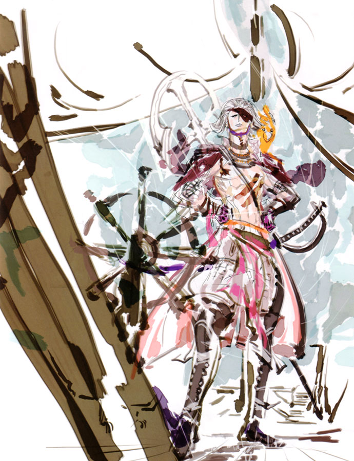 Chosokabe Motochika Art from Sengoku Basara