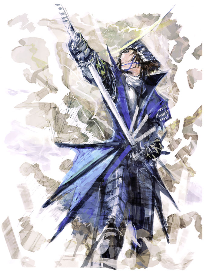 Date Masamune Art from Sengoku Basara