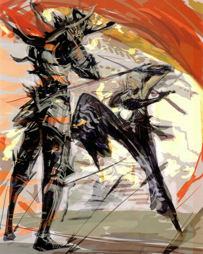 Nobunaga & Akechi Art from Sengoku Basara