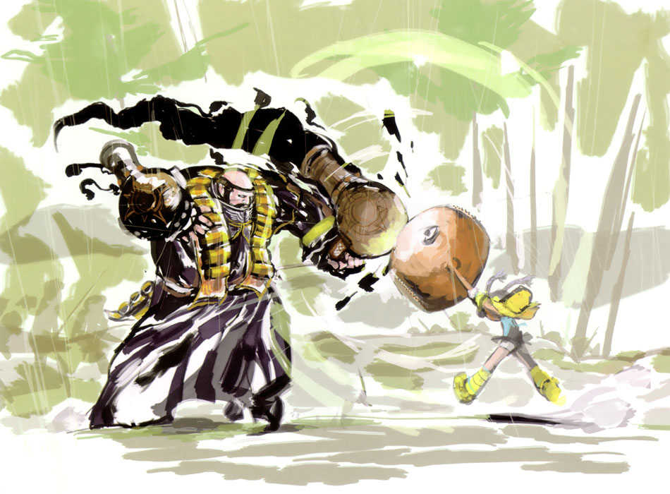 Zabii & Itsuki Art from Sengoku Basara