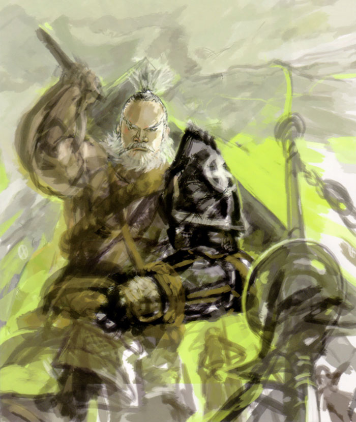 Shimazu Yoshihiro Art from Sengoku Basara