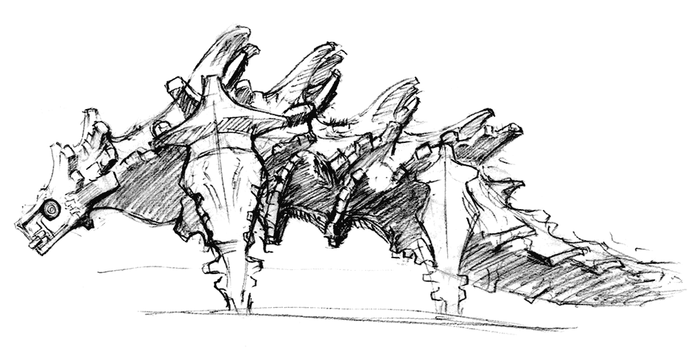 Kumori (Eighth Colossus) Concept Art from Shadow of the Colossus