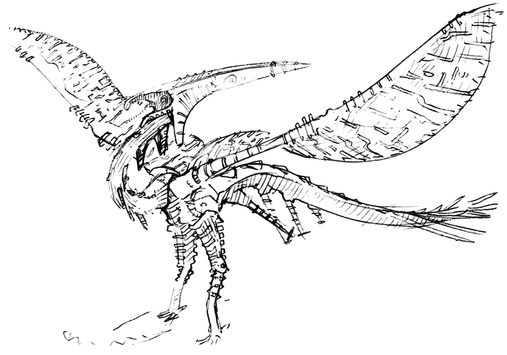 Colossus Concept Art from Shadow of the Colossus