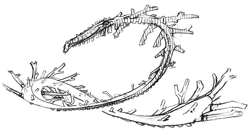 Colossus Concept Art from Shadow of the Colossus