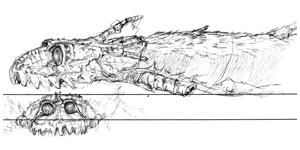 Colossus Concept Art from Shadow of the Colossus