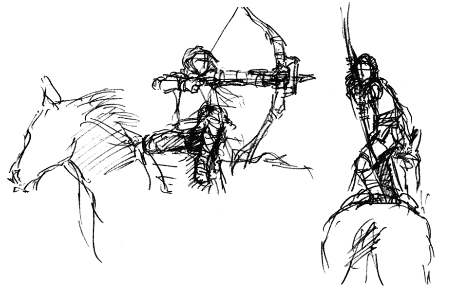 Concept Sketch from Shadow of the Colossus