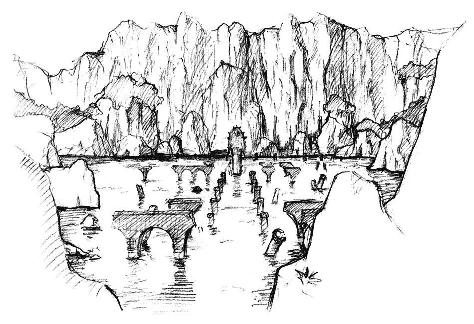 Concept Sketch from Shadow of the Colossus