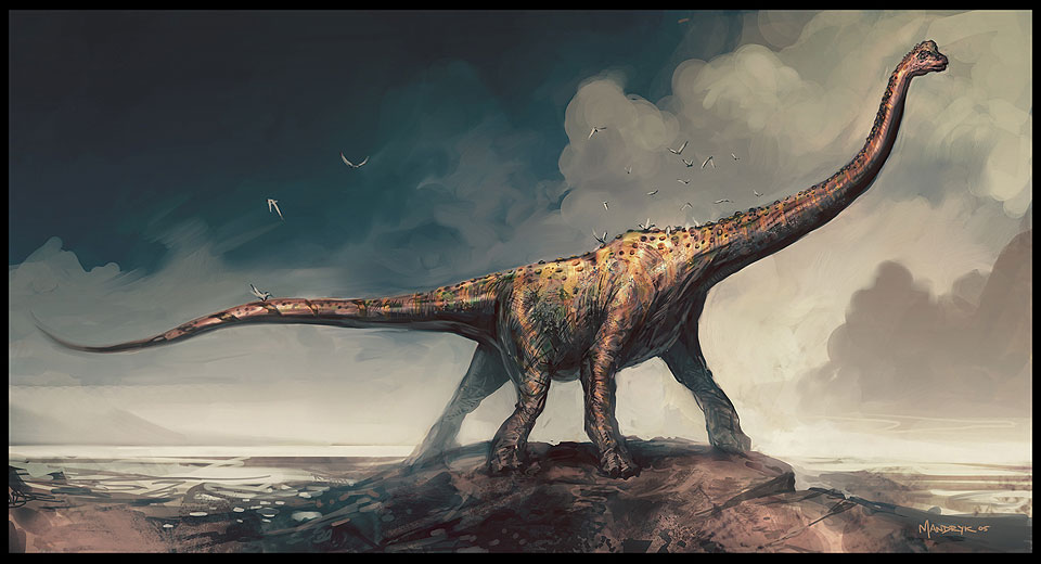 Brachiosaurus Art from Turok