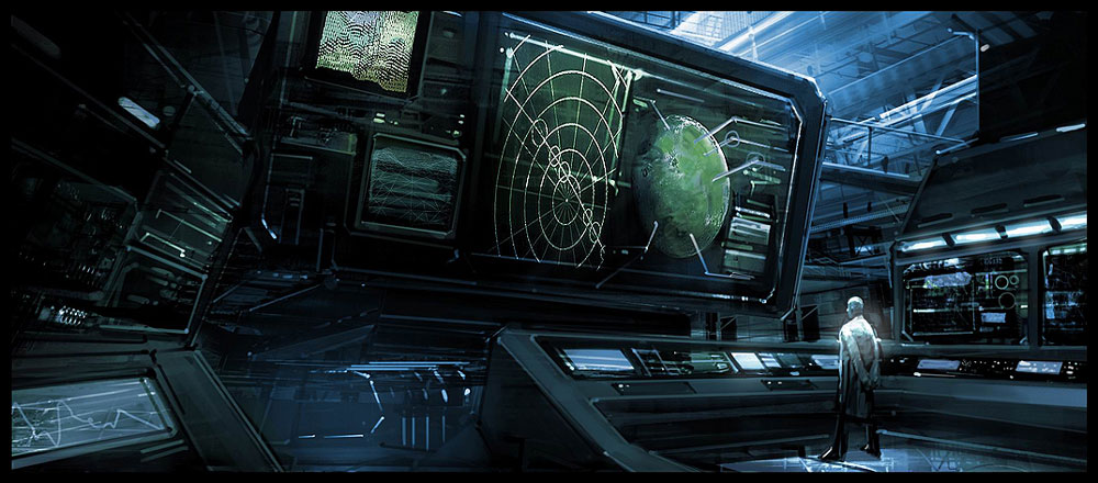 MG Base Control Room Art from Turok