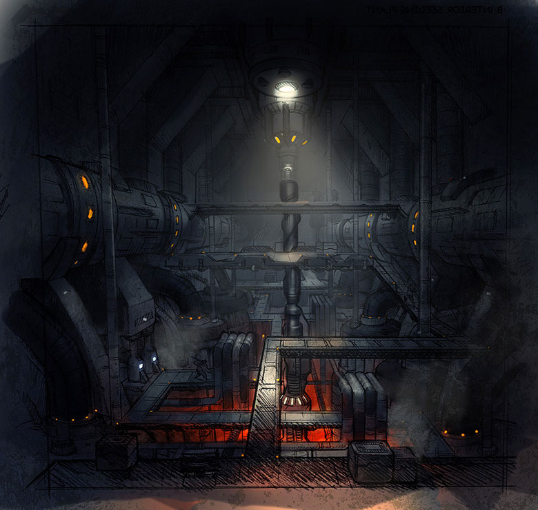 MG Base Interior Art from Turok