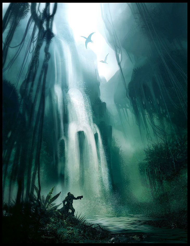 Waterfall Art from Turok