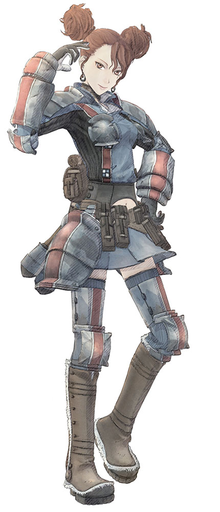 Brigitte 'Rosie' Stark Art from Valkyria Chronicles