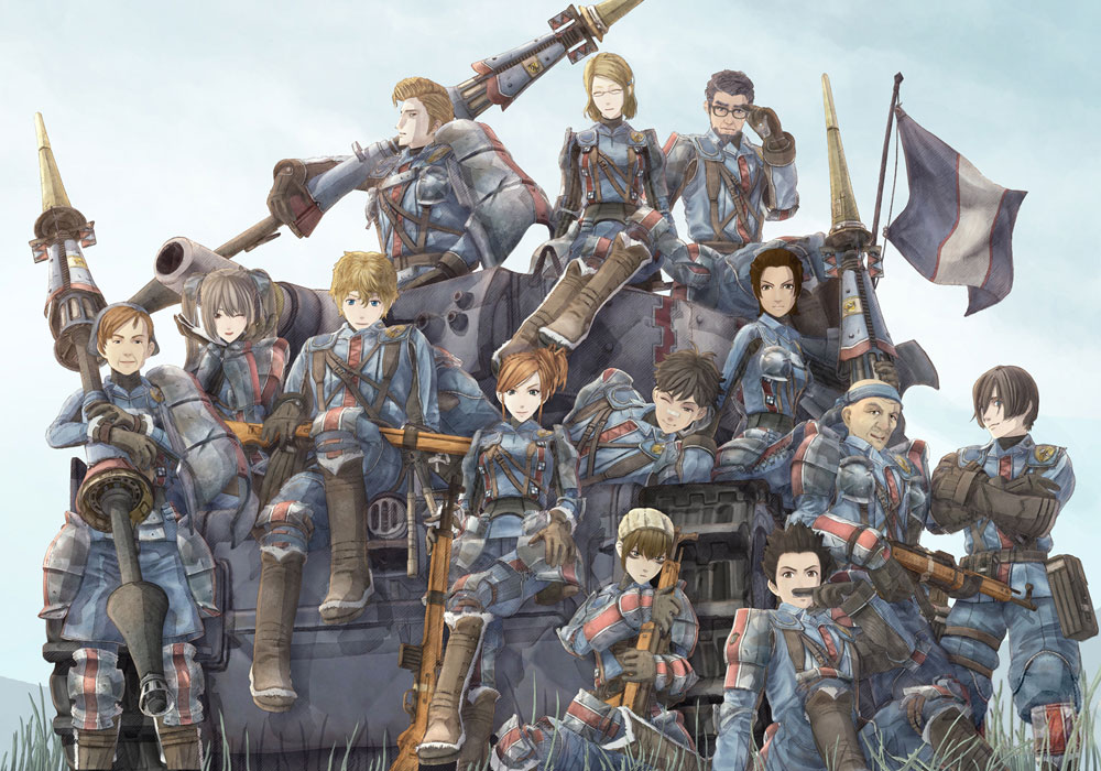 Characters Art from Valkyria Chronicles