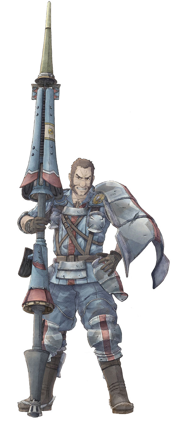 Largo Potter Art from Valkyria Chronicles