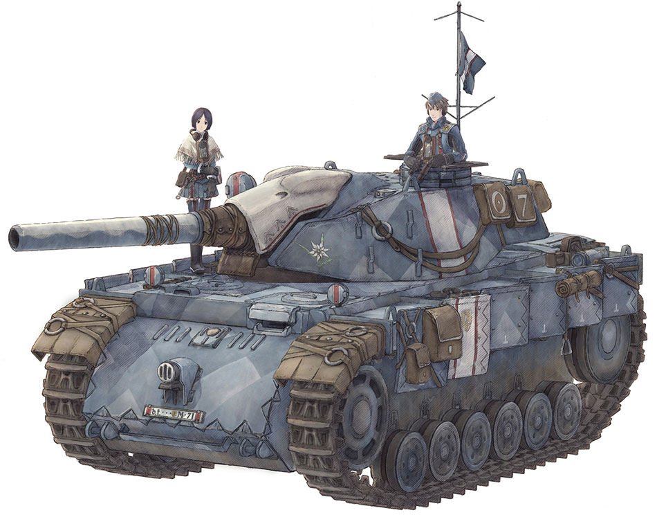 Tank - Edelweiss Art from Valkyria Chronicles