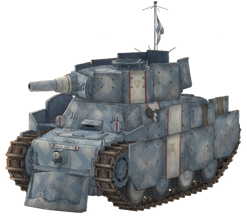 Tank - Shamrock Art from Valkyria Chronicles