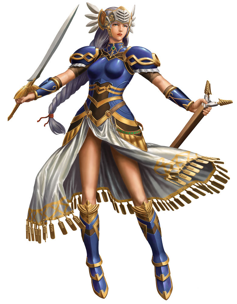 Lenneth Art from Valkyrie Profile 2: Silmeria