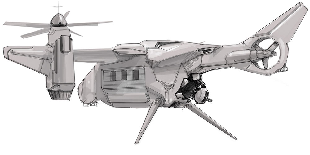 Buraq Backside Art from Bionic Commando