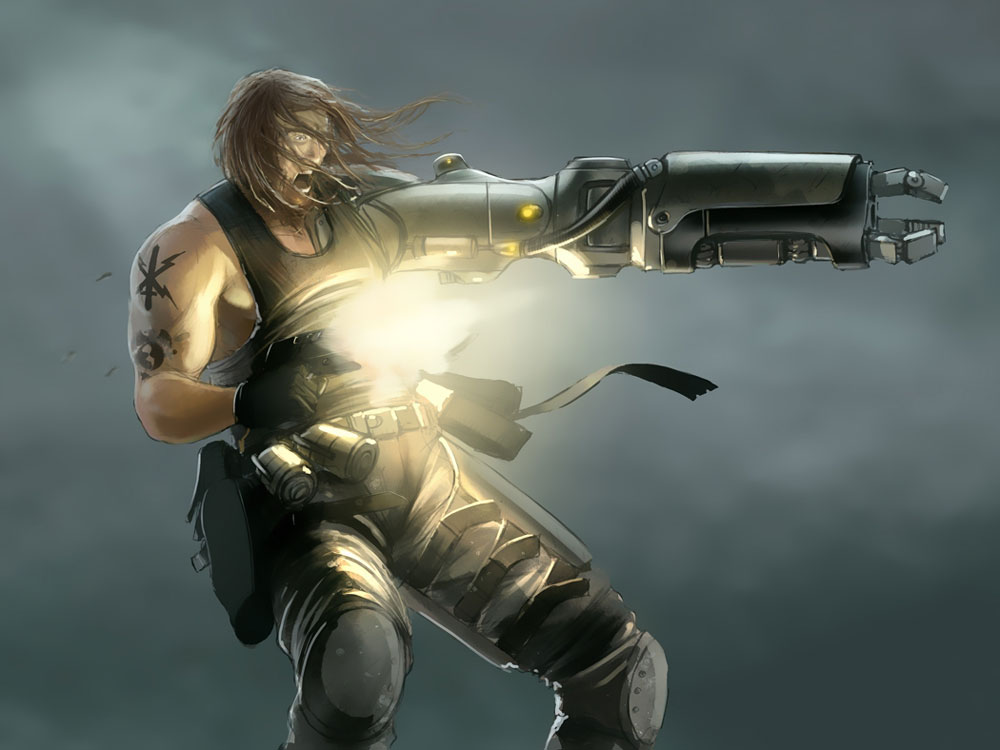 Nathan, Early Concept Art from Bionic Commando