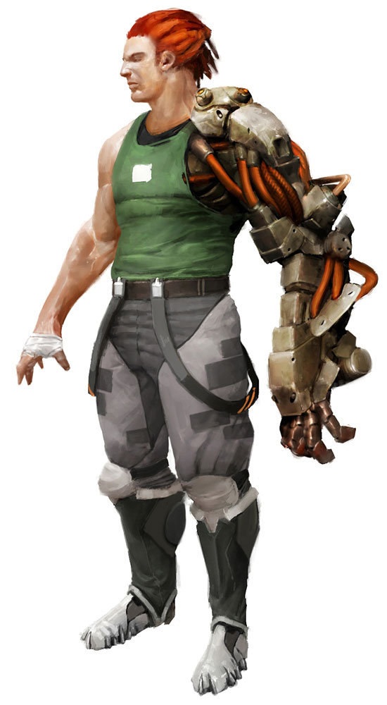 Nathan Spencer Art from Bionic Commando