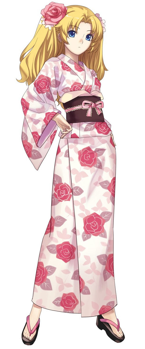 Lily, Yukata Art from Cross Edge