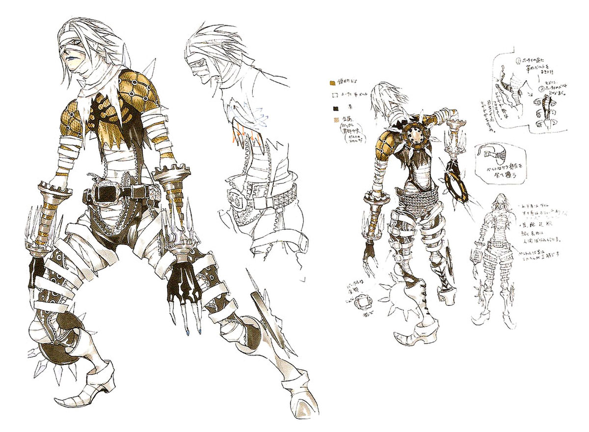 Grant Danasty Concept Art from Castlevania Judgment
