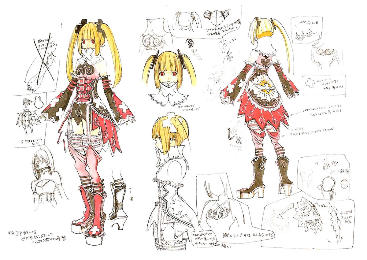 Maria Renard Concept Art from Castlevania Judgment