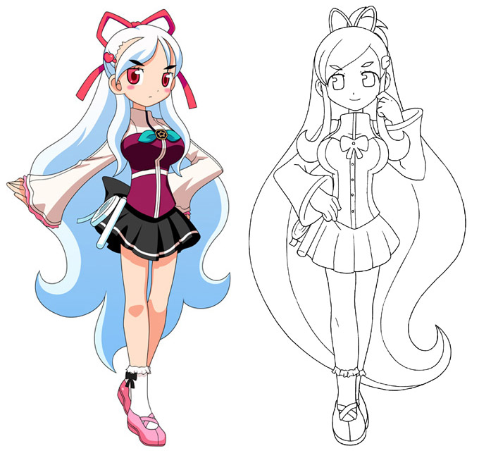 Kureha Haori Art from Doki Doki Majo Shinpan! 2