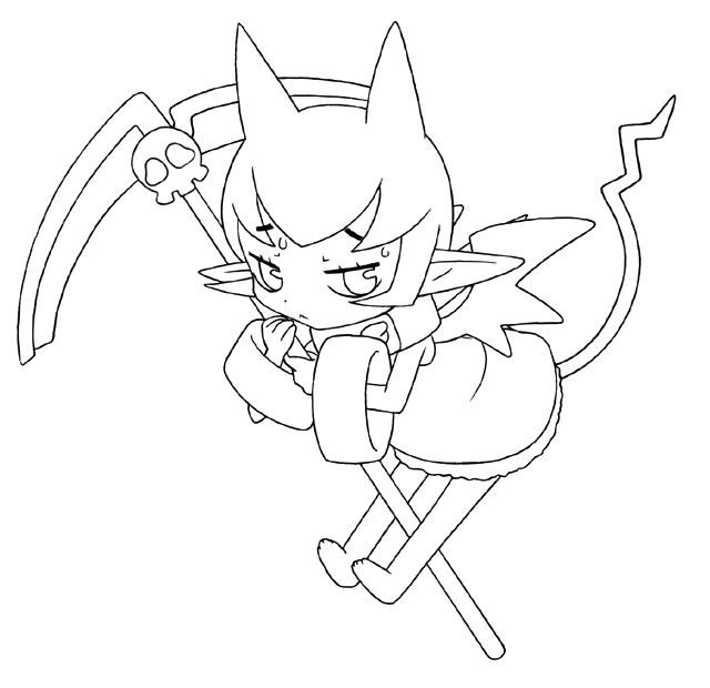 Kuro Art from Doki Doki Majo Shinpan! 2