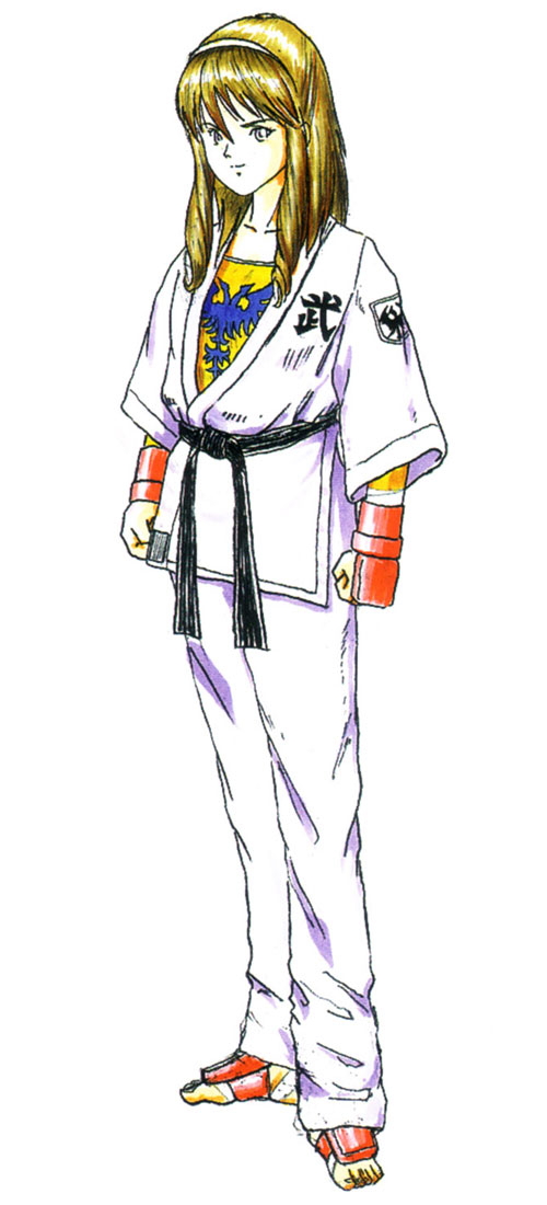 Hitomi Karate Gi Costume Art from Dead or Alive 3