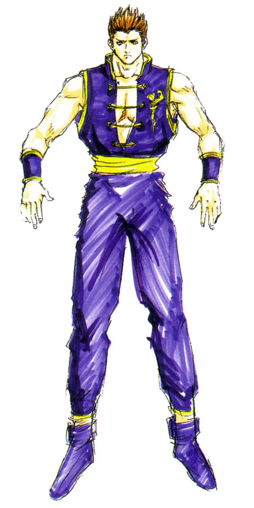 Jann Lee Blue Costume Art from Dead or Alive 3
