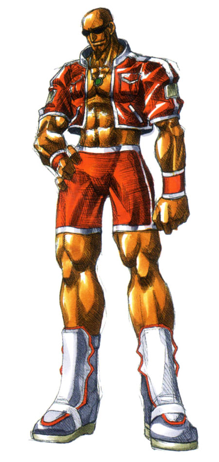 Zack Red Costume Art from Dead or Alive 3
