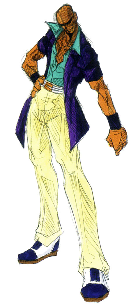 Zack Stylish Costume Art from Dead or Alive 3