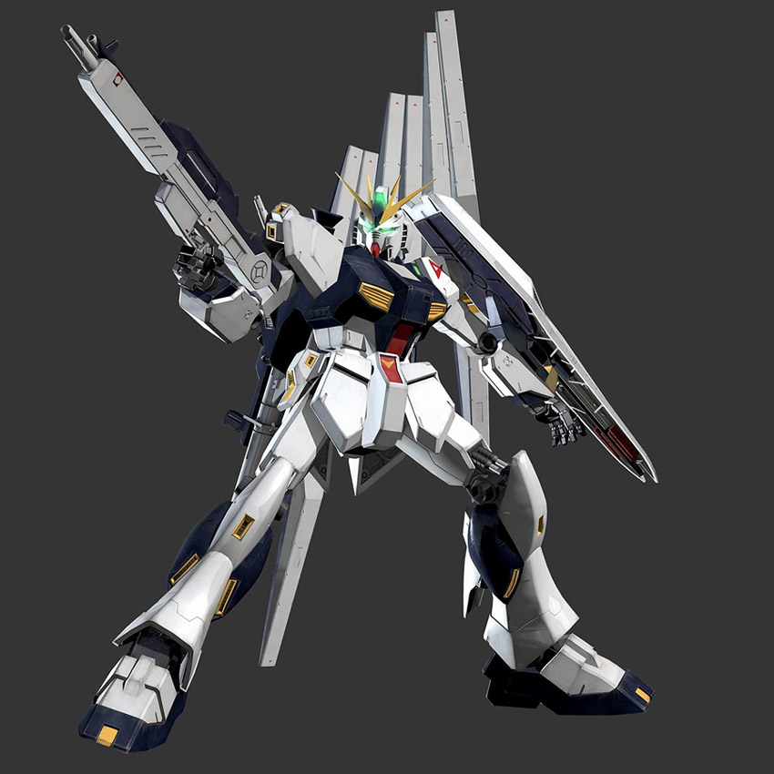 Nu Gundam Art from Dynasty Warriors: Gundam 2