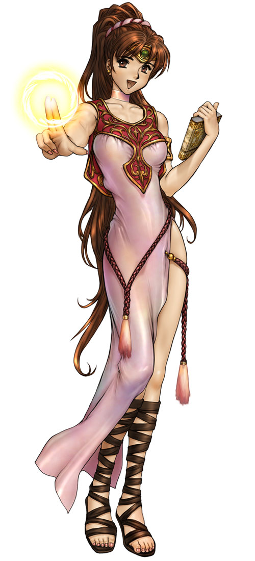Linde Art from Fire Emblem: Shadow Dragon