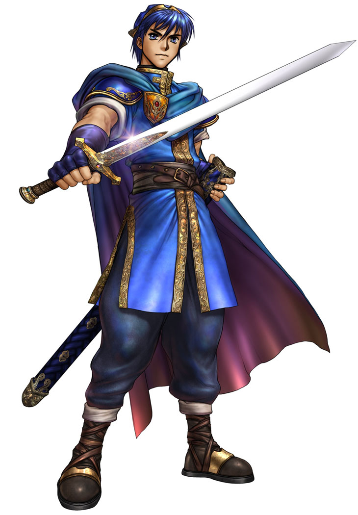 Marth Art from Fire Emblem: Shadow Dragon