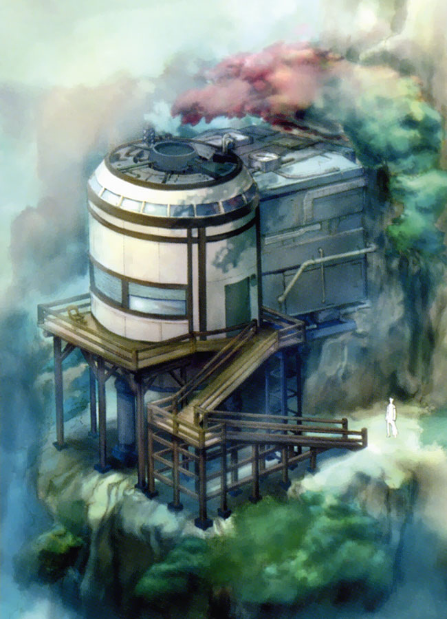 Healin Lodge Art from Final Fantasy VII: Advent Children