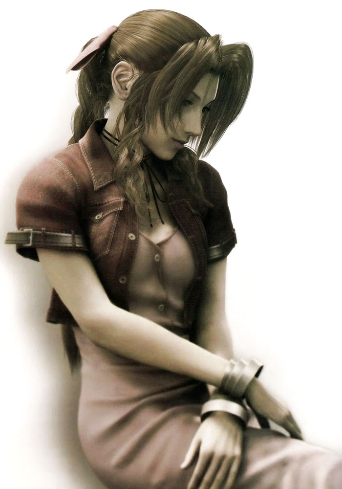 Aerith Gainsborough Art from Final Fantasy VII: Advent Children