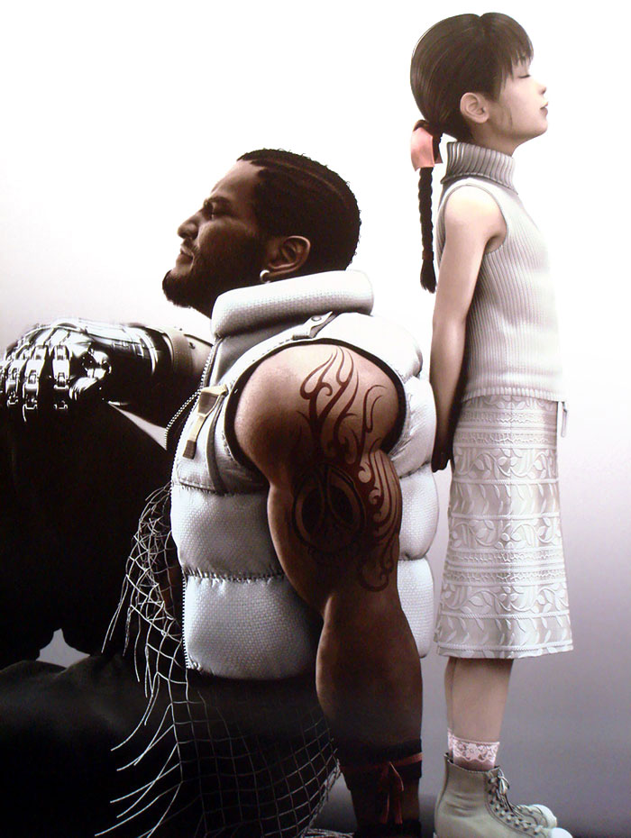 Barret & Marlene Wallace Art from Final Fantasy VII: Advent Children