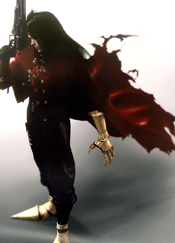 Vincent Valentine Art from Final Fantasy VII: Advent Children