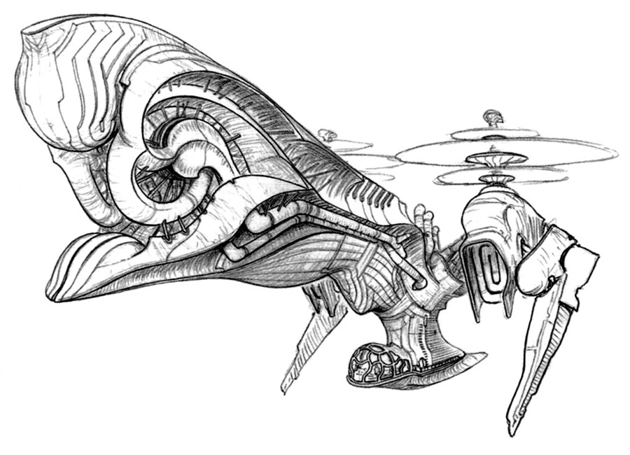Shera Airship Art from Final Fantasy VII: Advent Children