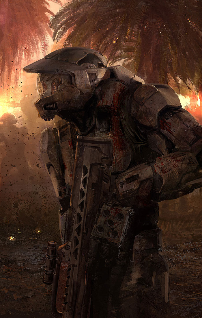 Artwork for Graphic Novel Art from Halo 2