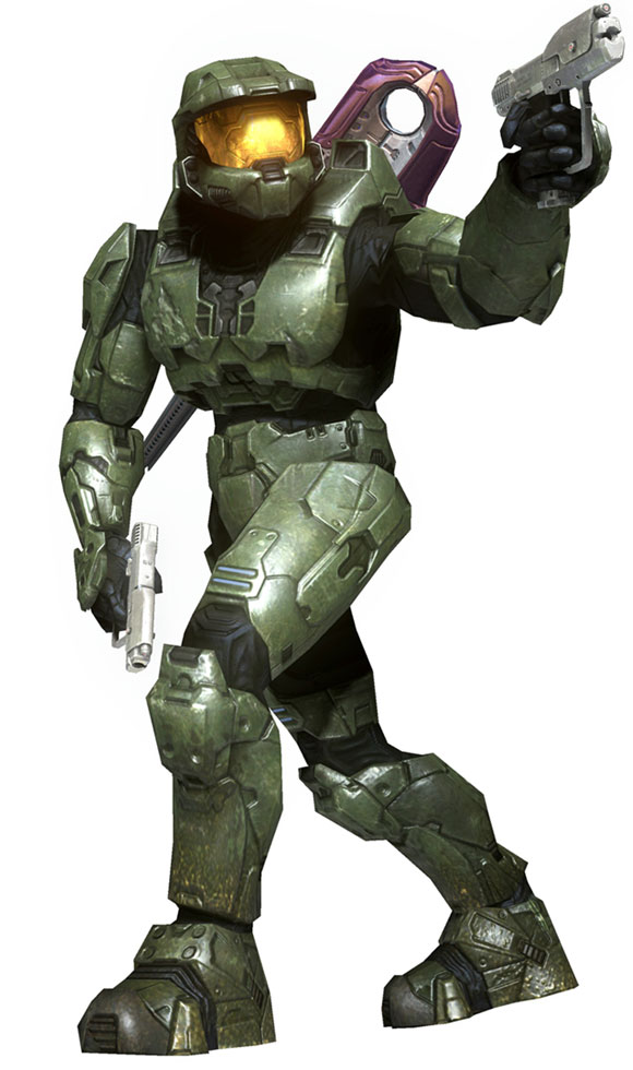 Master Chief, Dual Magnums Art from Halo 3
