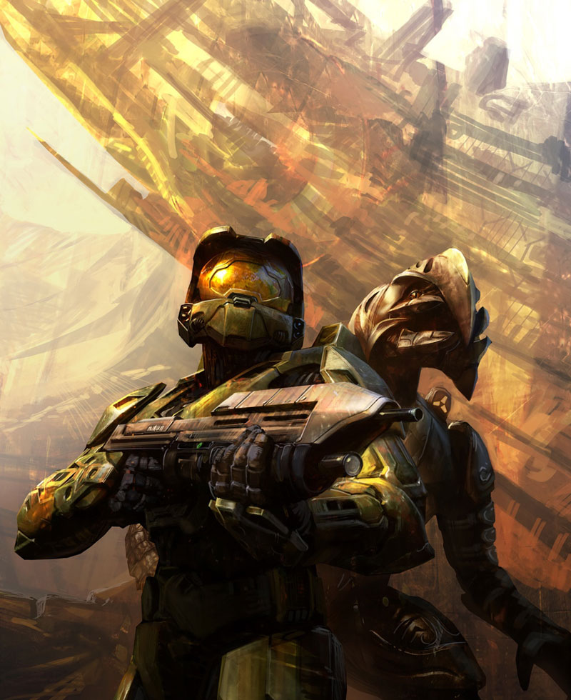 Master Chief Promo Art from Halo 3