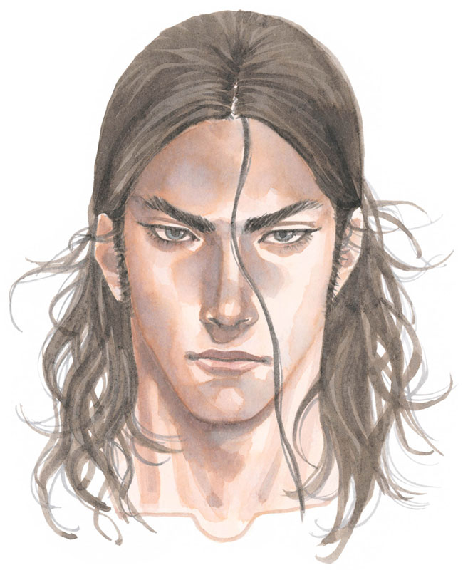 Kaim Argonar Face Art from Lost Odyssey
