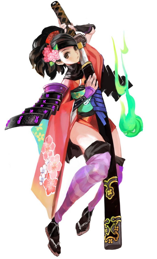 Momohime Art from Muramasa: The Demon Blade