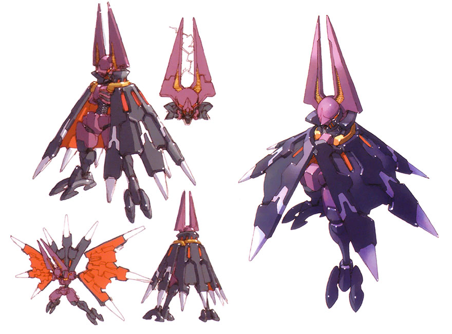 Devilbat Schilt Concept Art from Mega Man Zero 3