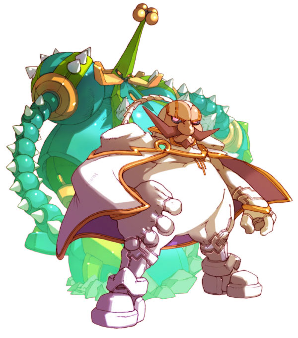 Glacier Le Cactank Art from Mega Man Zero 3