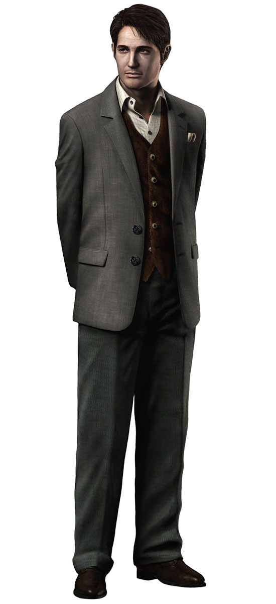 George Hamilton Art from Resident Evil Outbreak