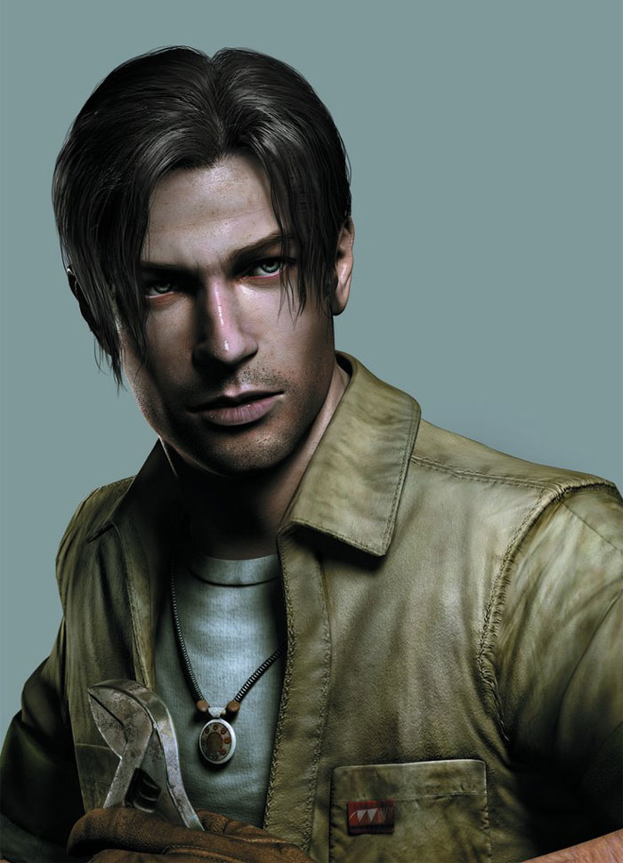David Portrait Art from Resident Evil Outbreak